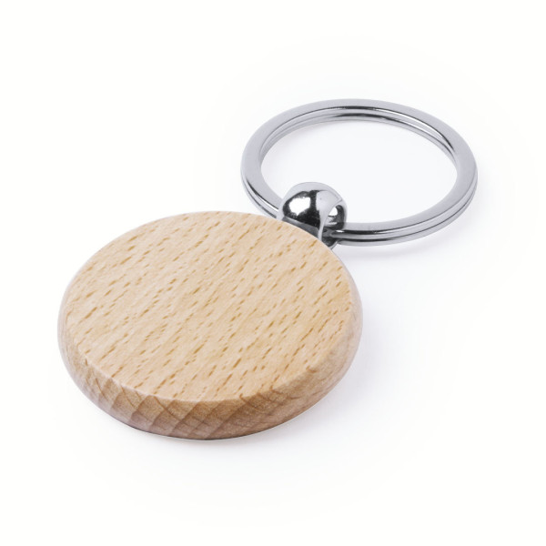 Drewniany brelok do kluczy